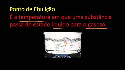 ebulição o que é